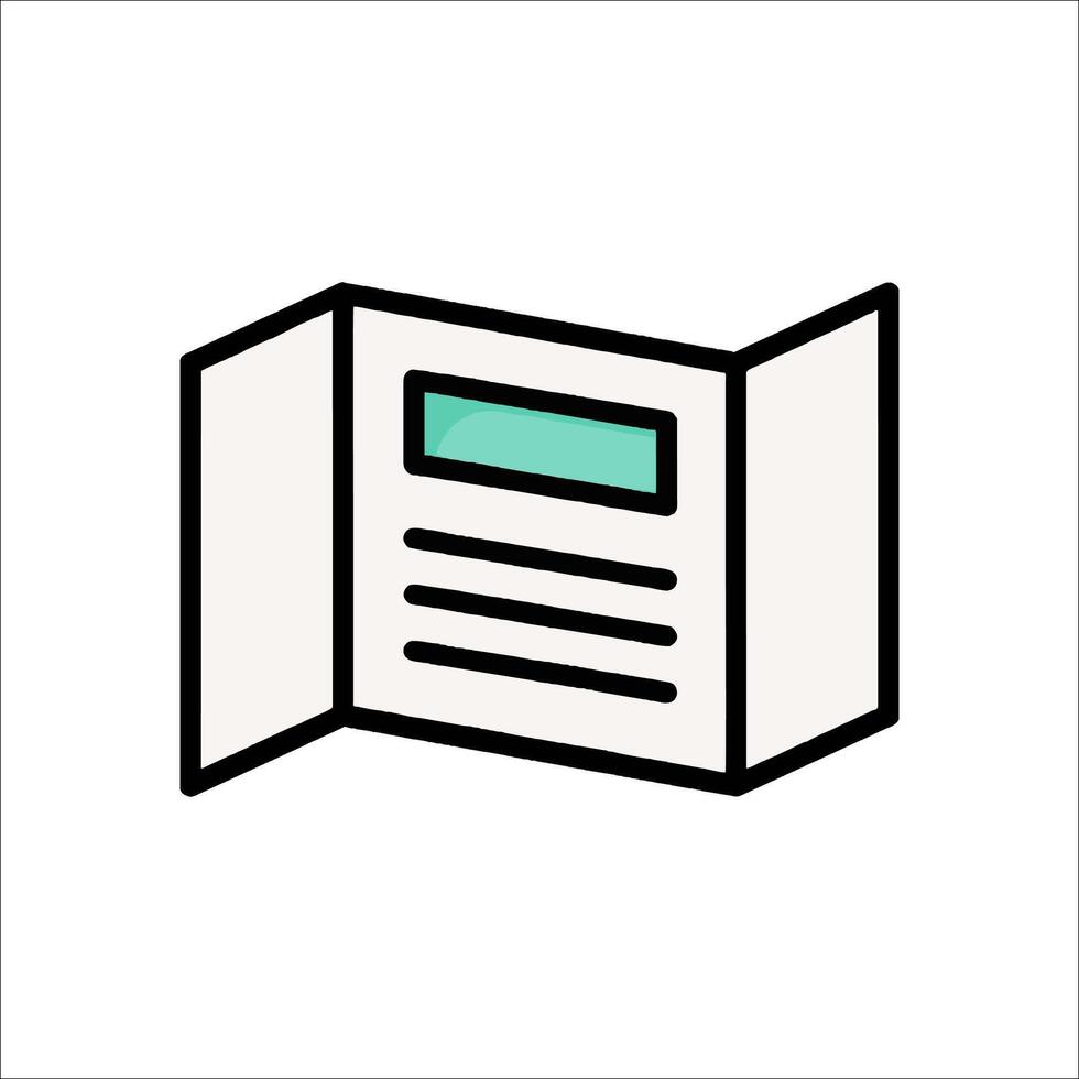 A folder icon with a green background vector