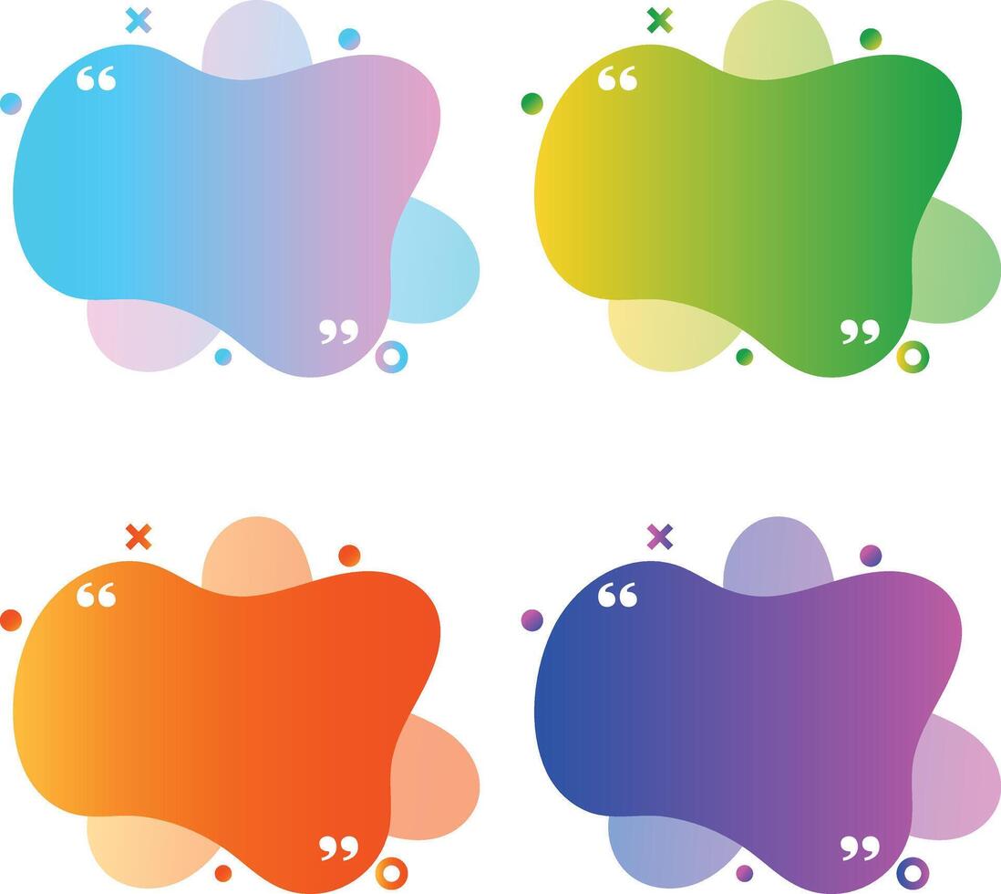 frame box bubble for text design vector