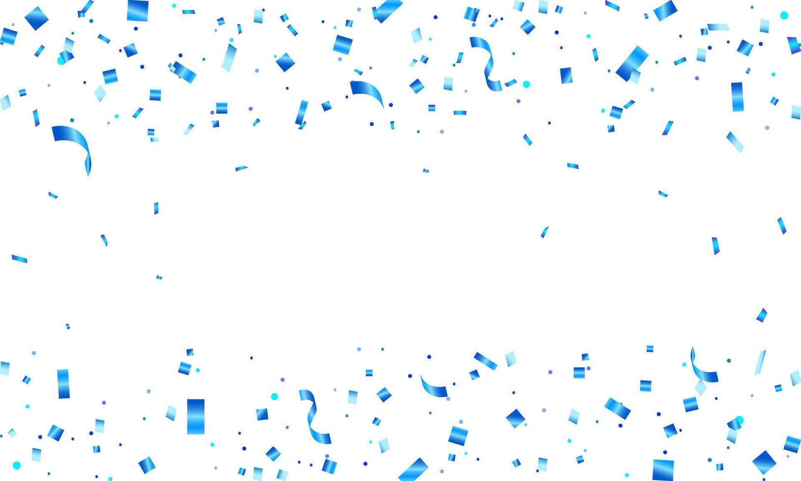 Blue confetti. Confetti celebration party background design, Falling shiny blue confetti isolated on background, Celebration carnival ribbons, confetti, vector