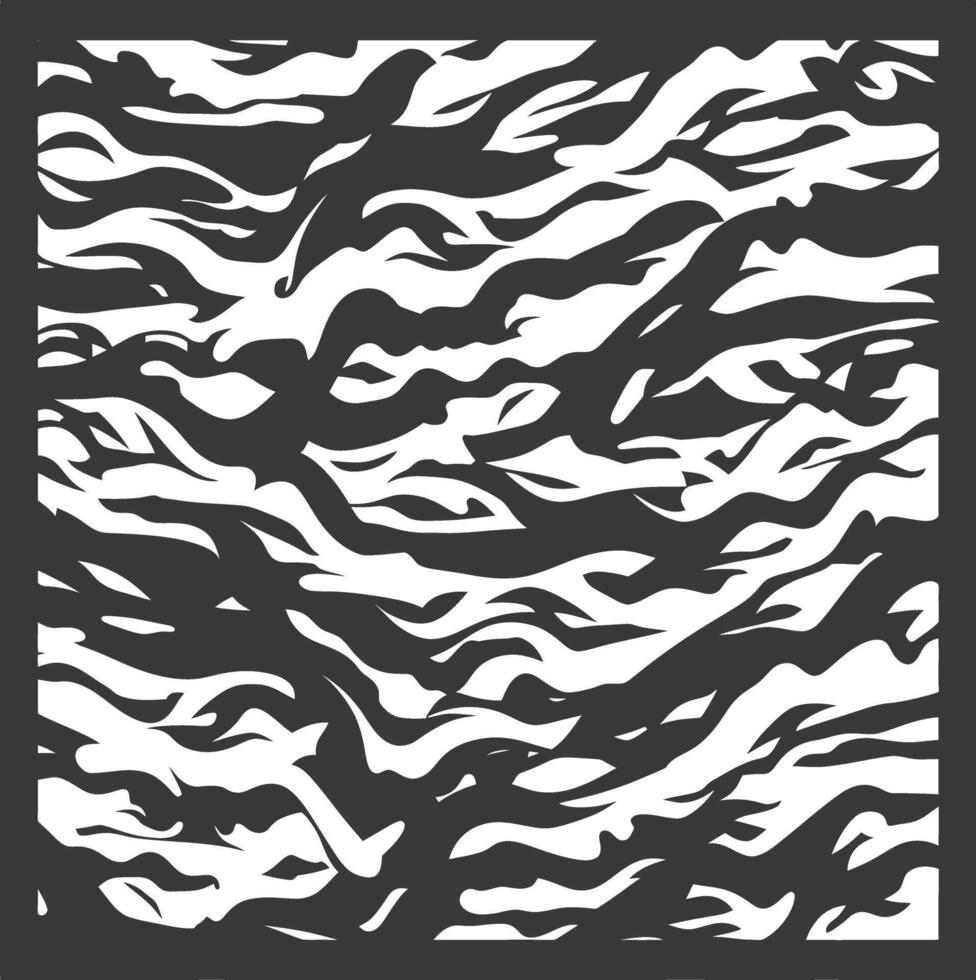 A black and white pattern of zebra stripes vector