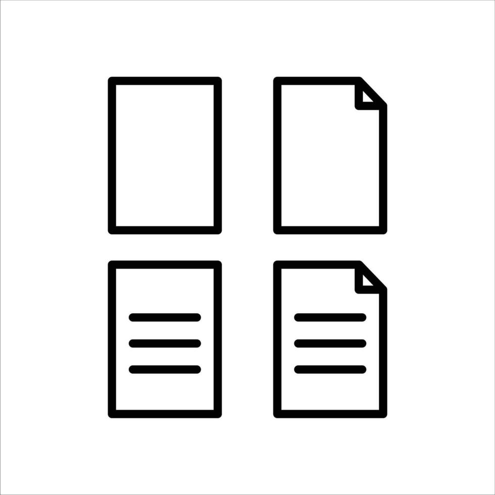 Document Files Icon Clipart Illustration vector