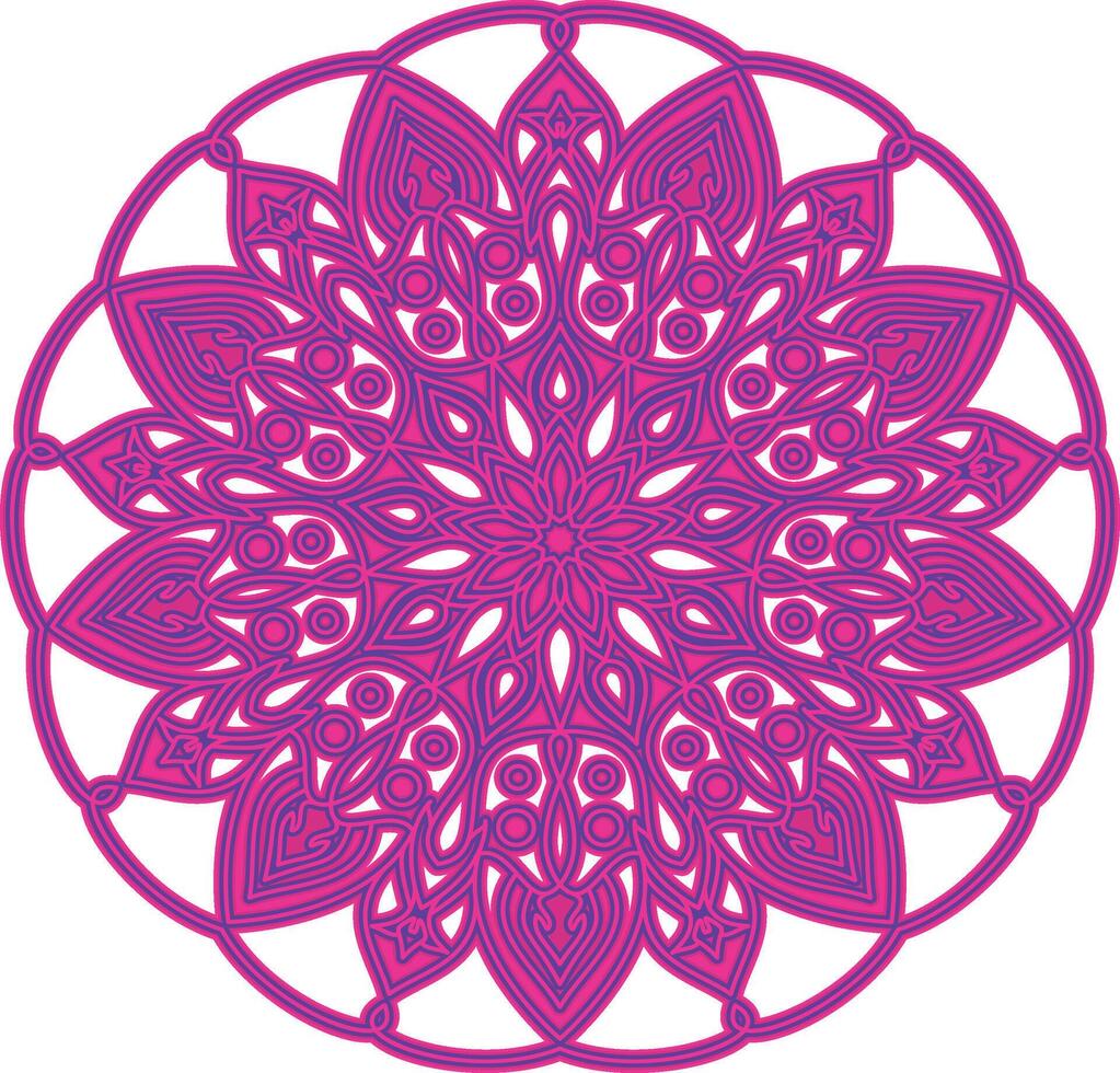 beautiful mandala tattoo art vector