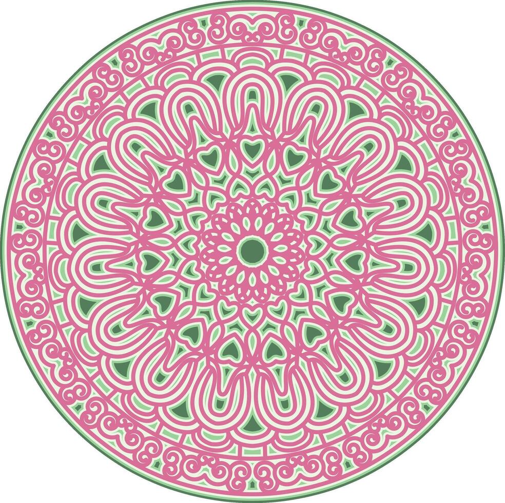 beautiful mandala tattoo art vector