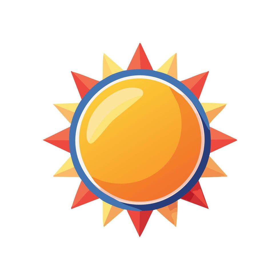 illustration of Sunny vector