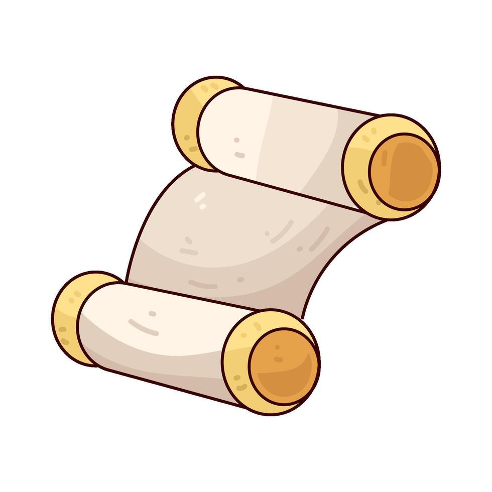 Illustration of medieval paper vector