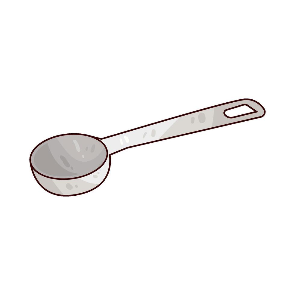 Illustration of measuring spoon vector