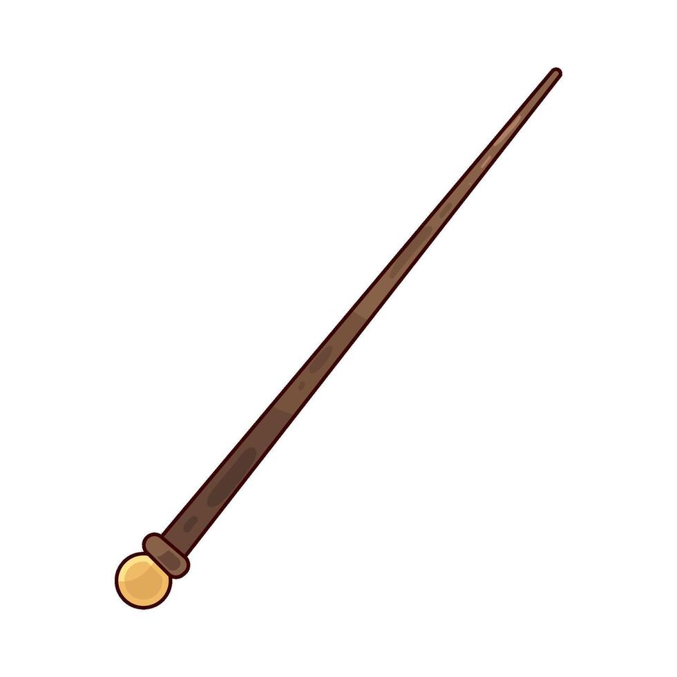 Illustration of magic wand vector