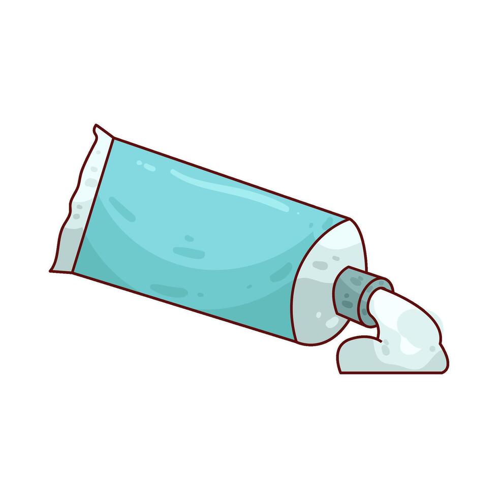 Illustration of toothpaste vector