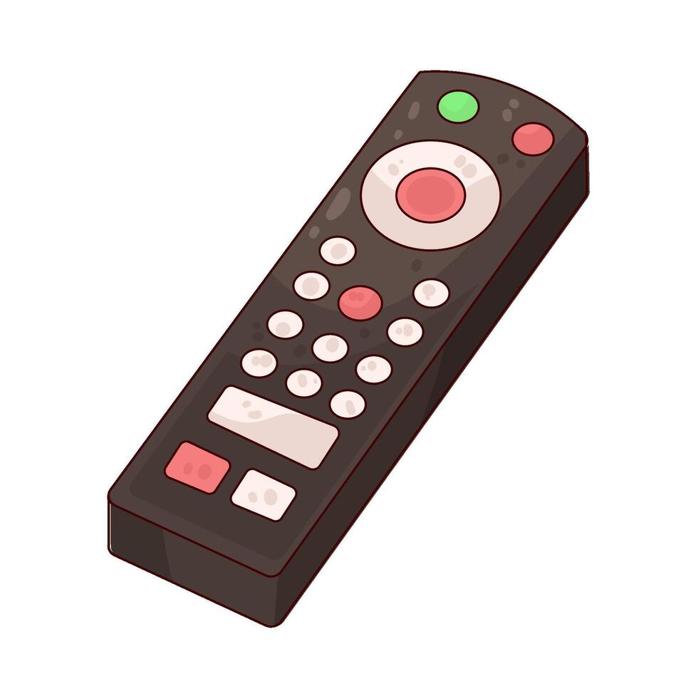 Illustration of remote control vector