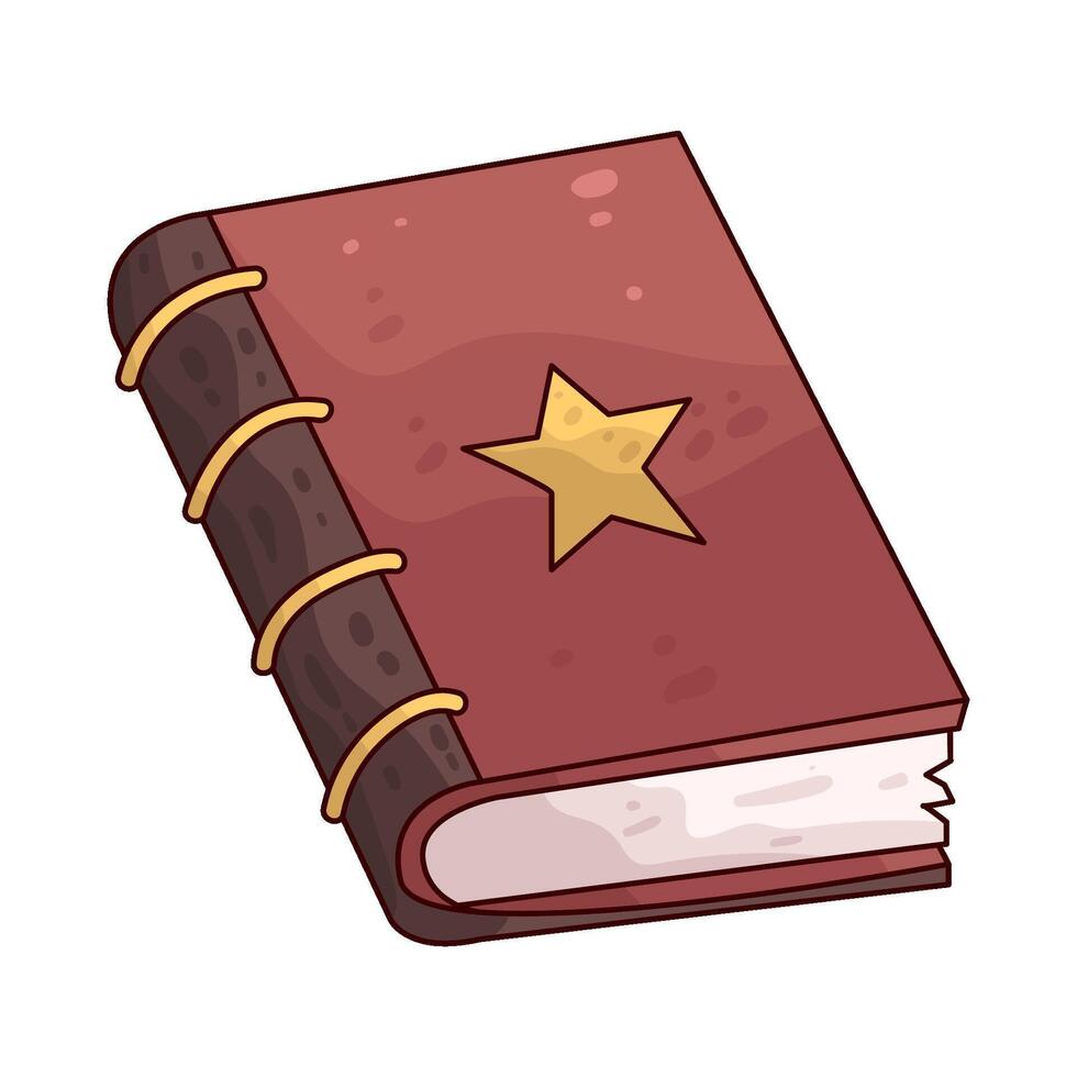 Illustration of medieval book vector