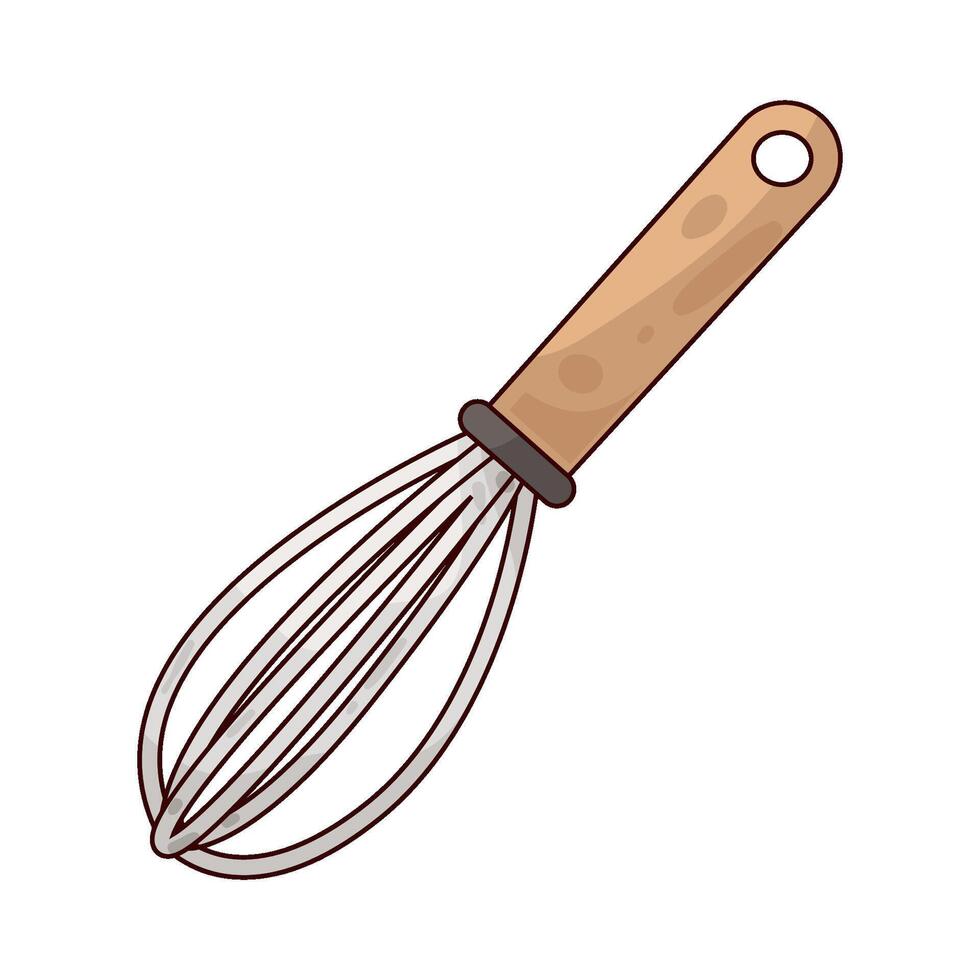 Illustration of whisk vector