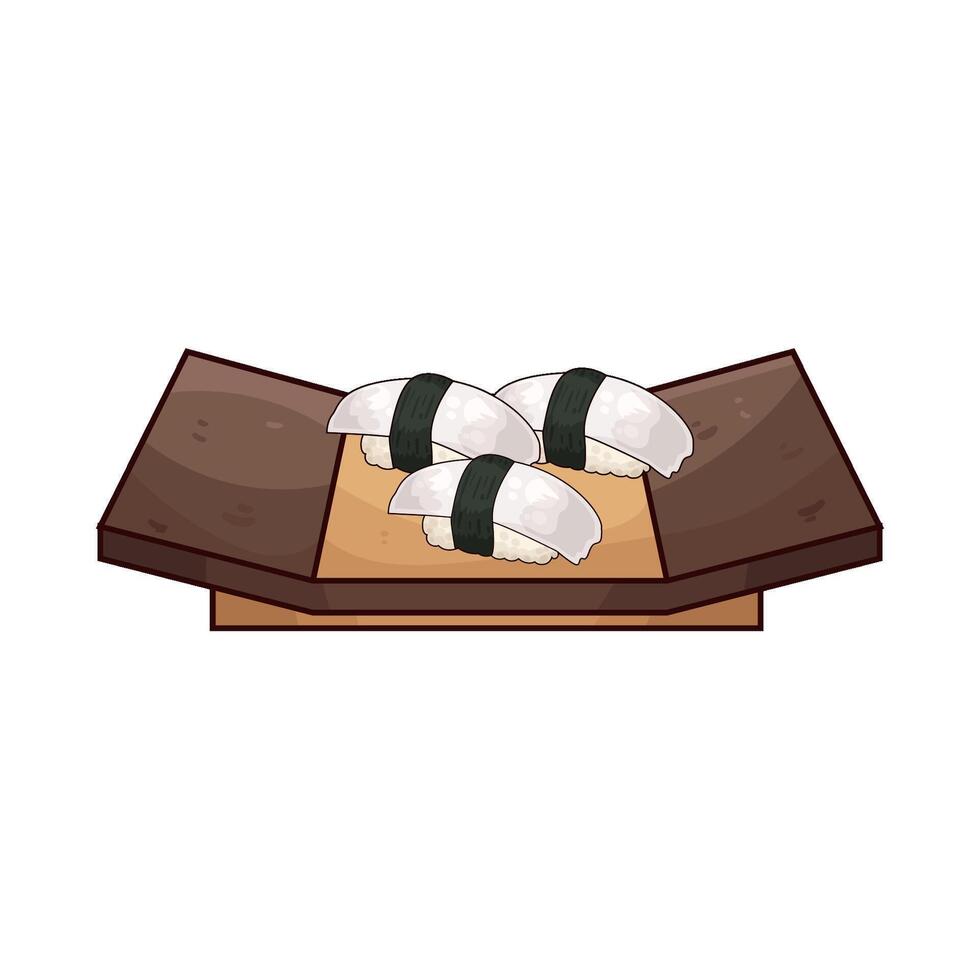 illustration of delicious sushi vector