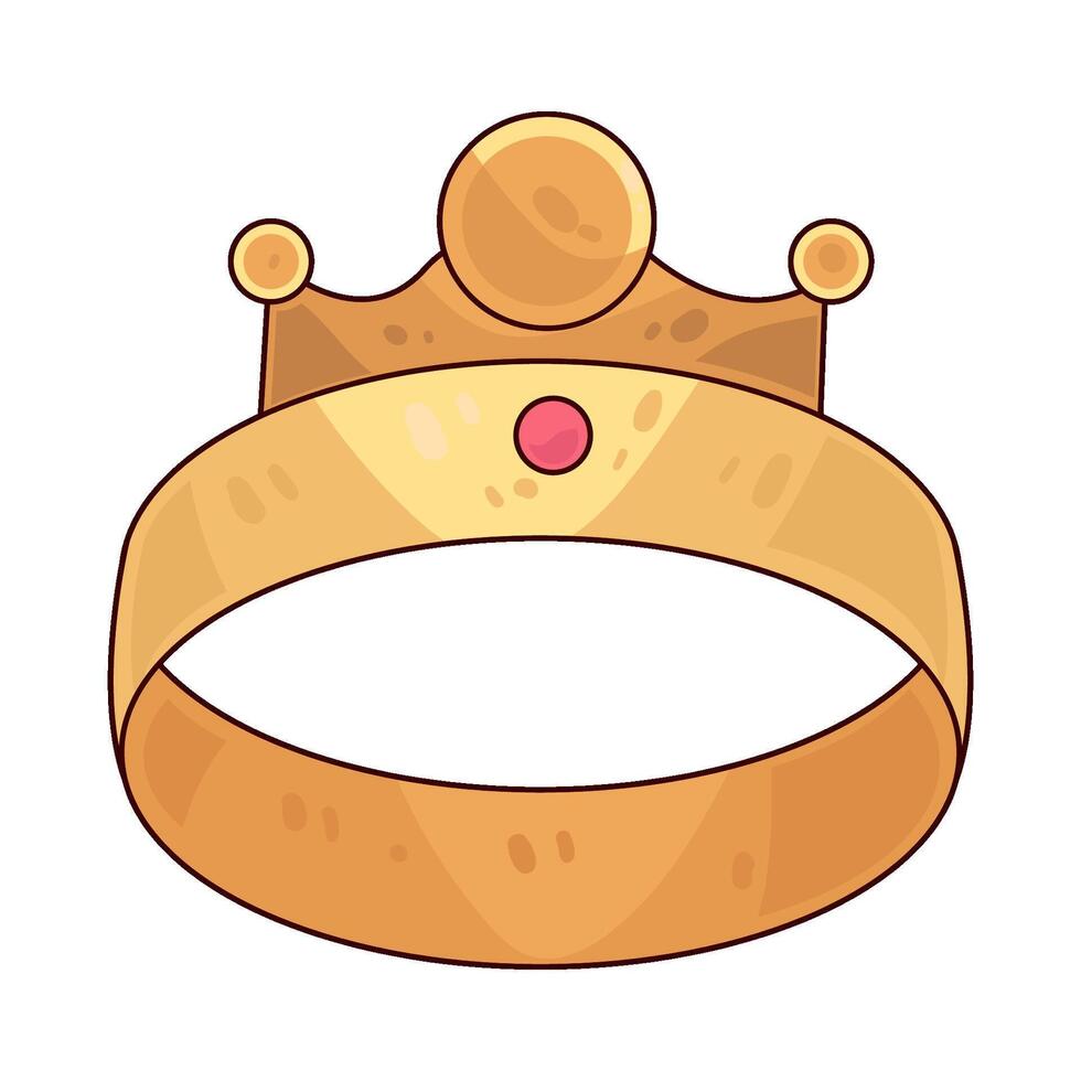 Illustration of crown vector