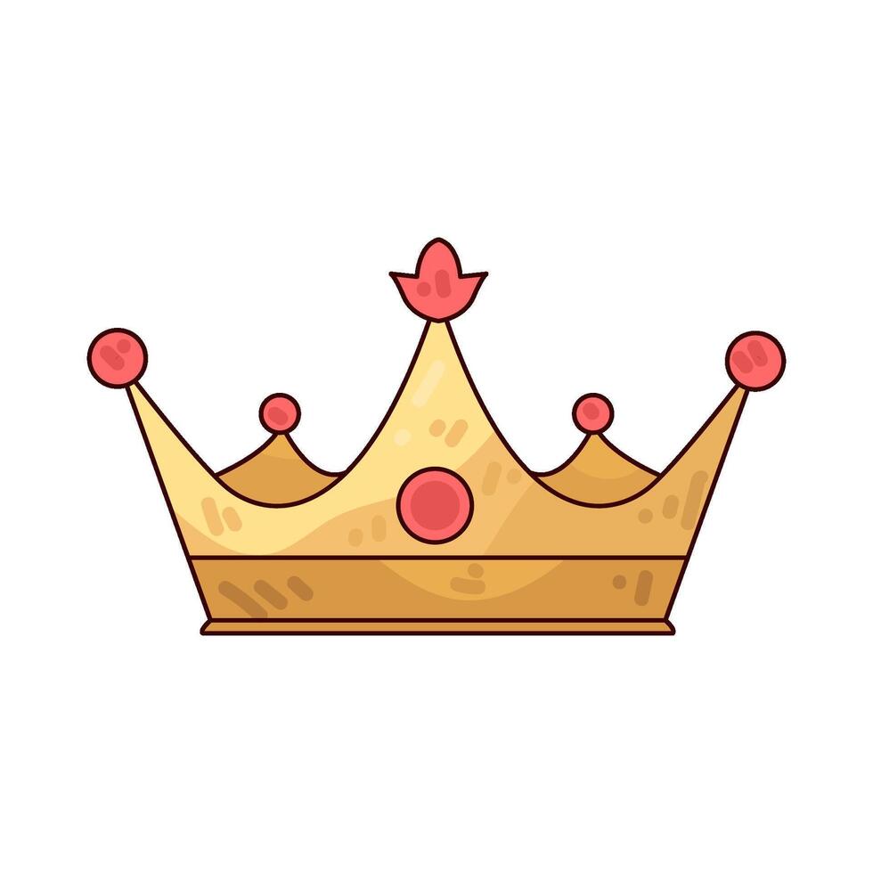 Illustration of crown vector