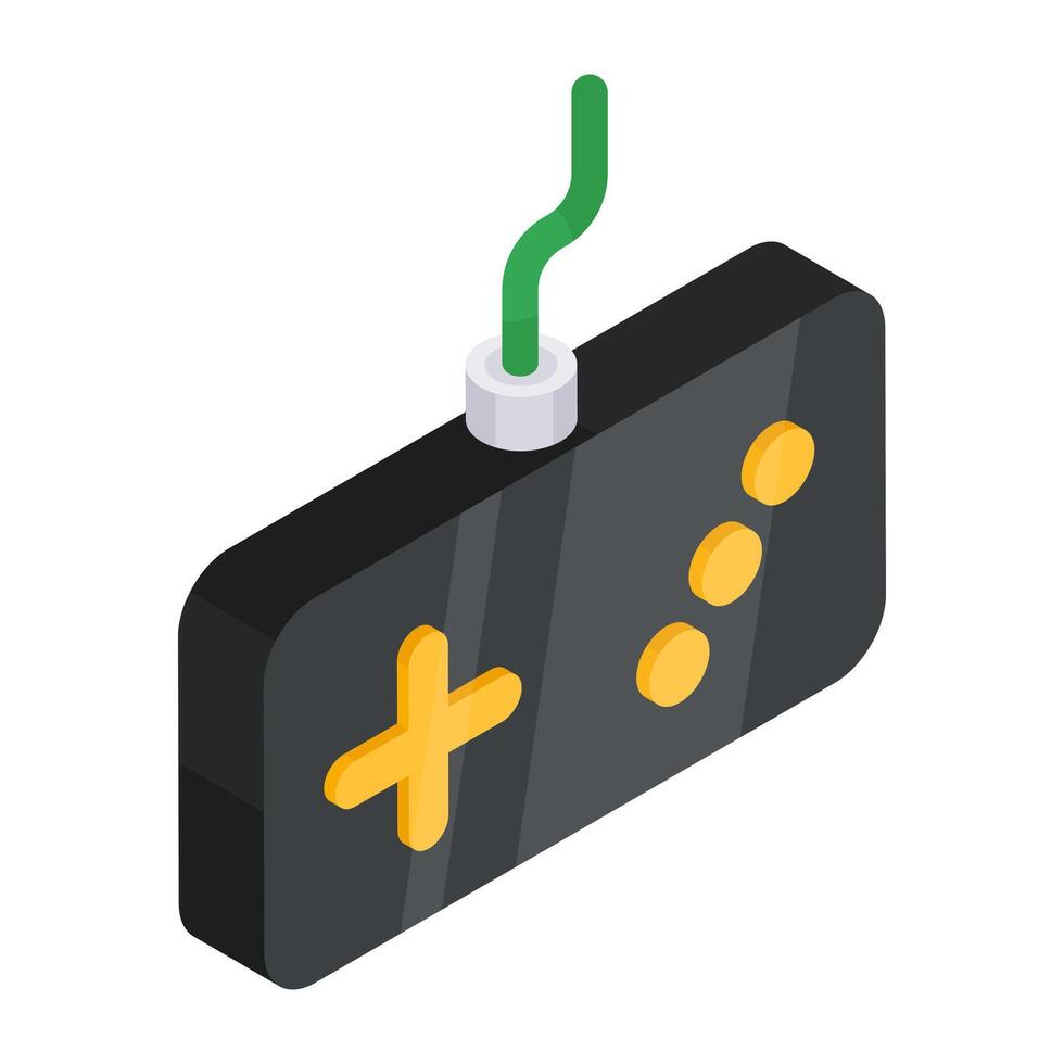 Modern design icon of gamepad vector