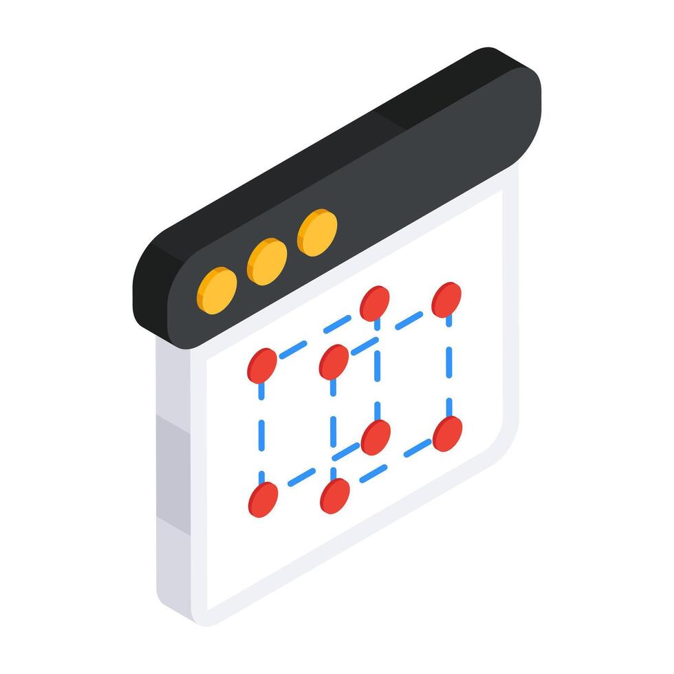 A colored design icon of reflect tool vector