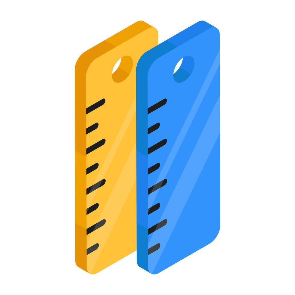 Premium design icon of ruler vector