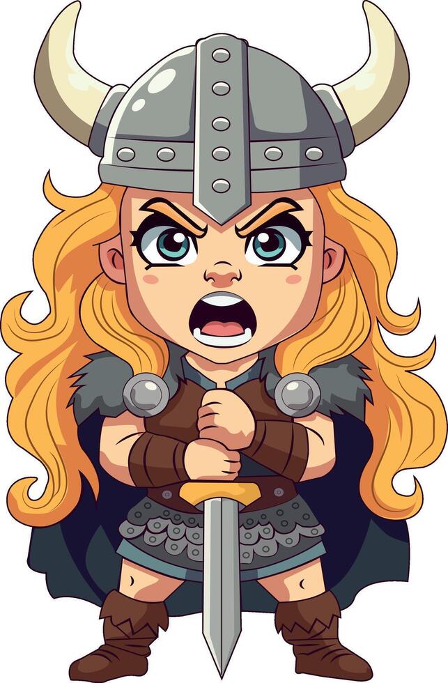 The Viking Warrior's Scream vector