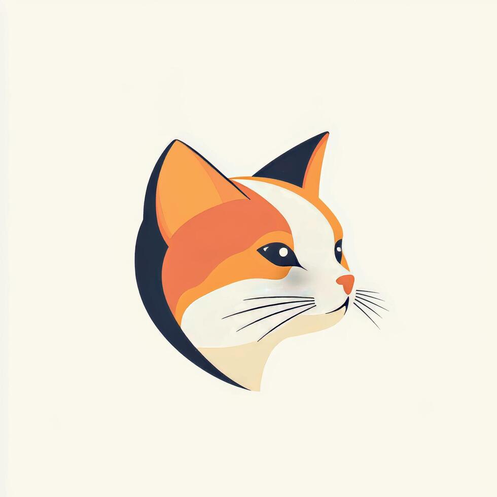 Whimsical Cat Illustration for Trendy Branding, Mascots, and Eye-Catching Marketing Visuals vector