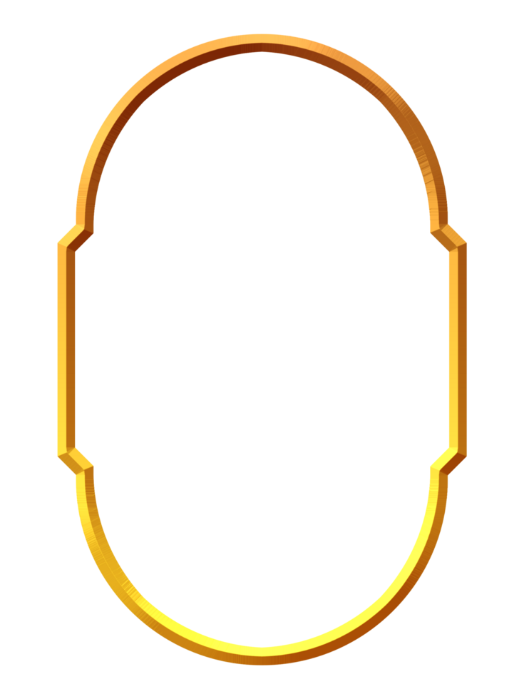 Ellipse Gold frame png