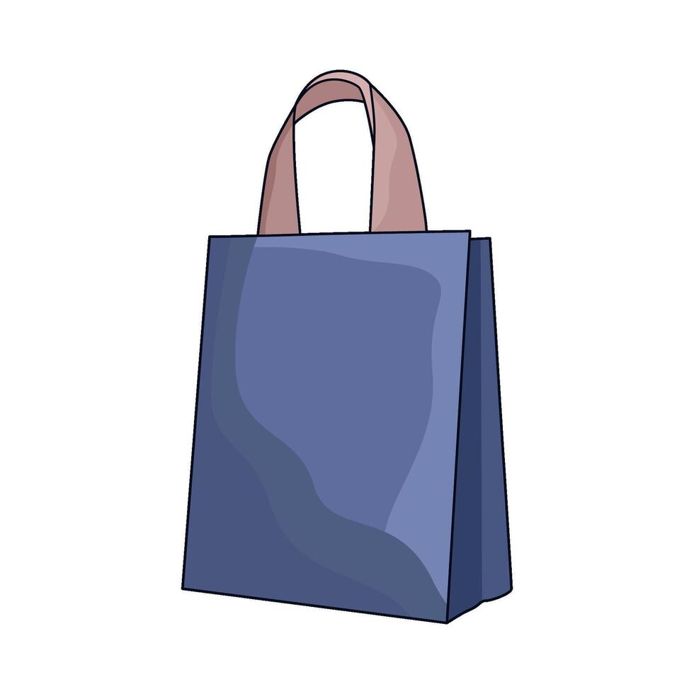 illustration of shopping bag vector