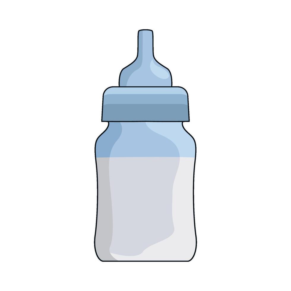 illustration of baby bottle vector