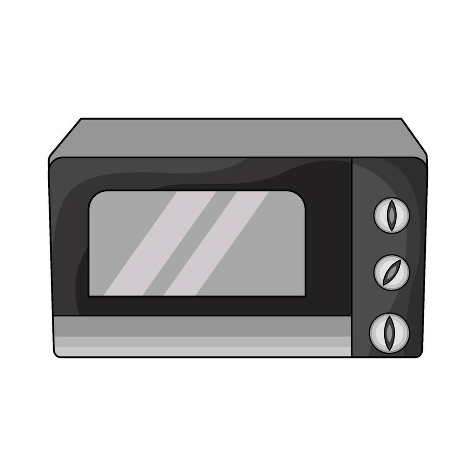 illustration of microwave vector