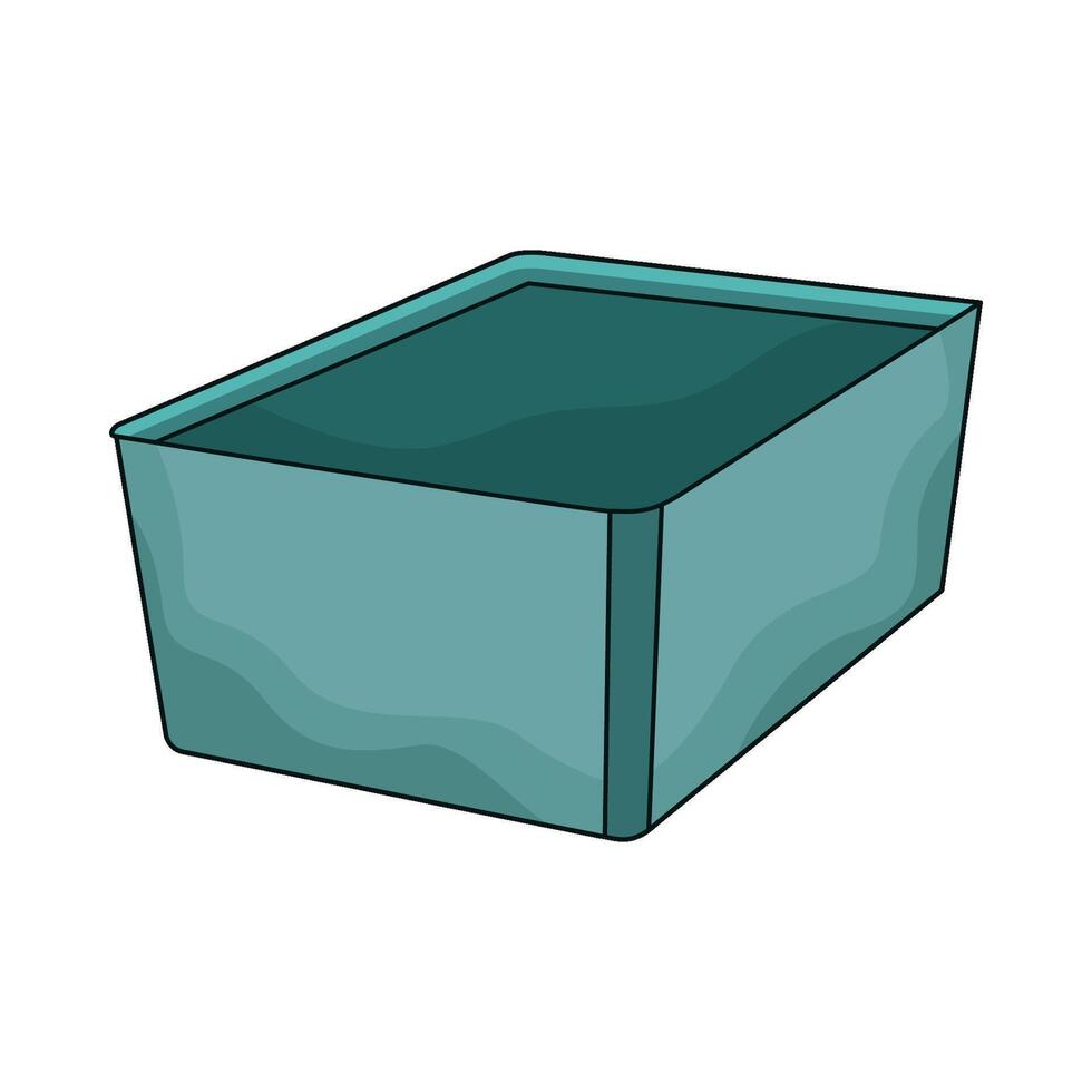 illustration of food container vector