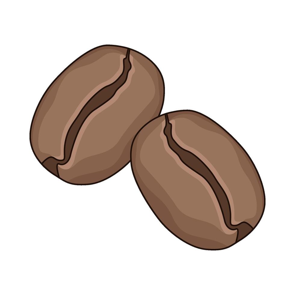 illustration of coffee beans vector