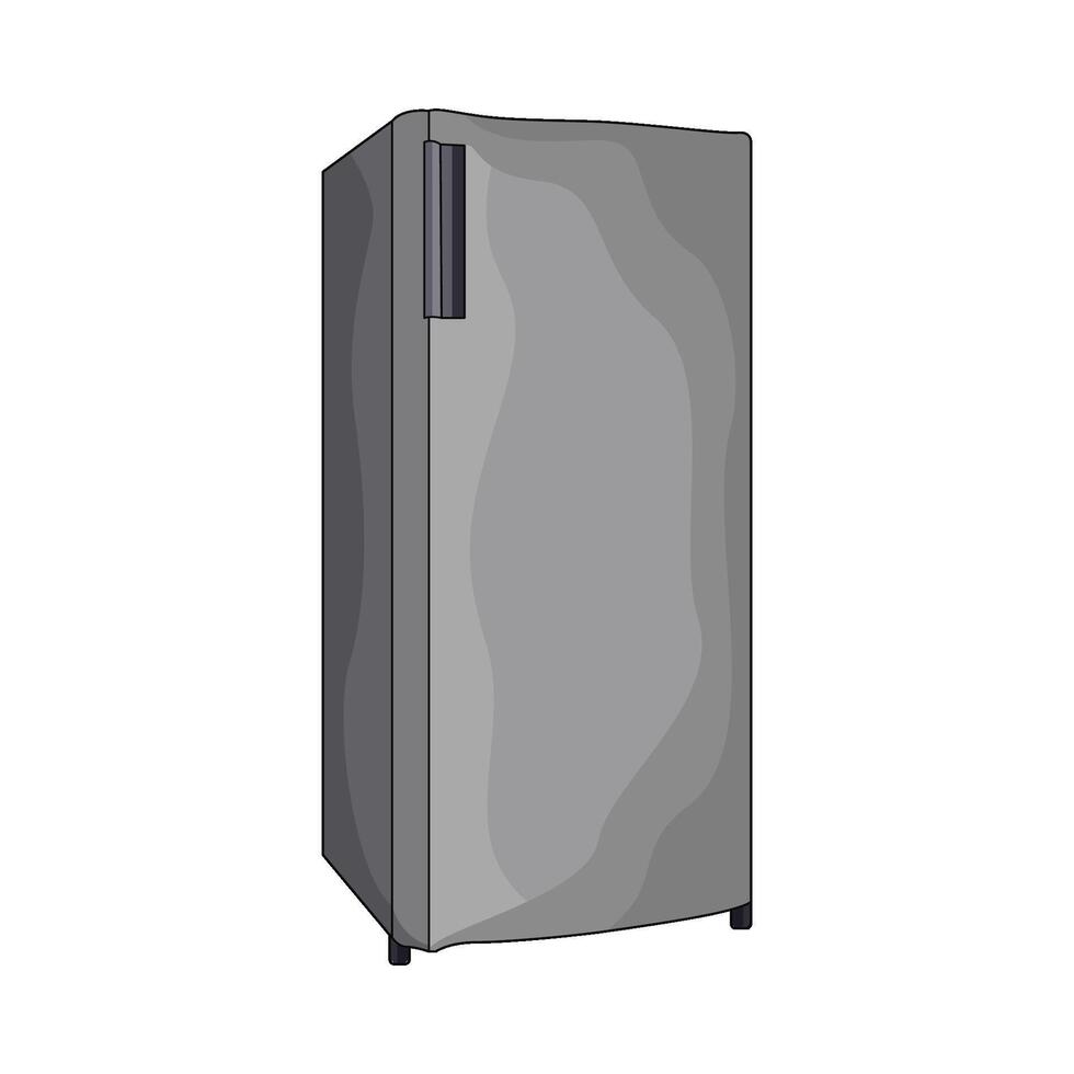 illustration of refrigerator vector