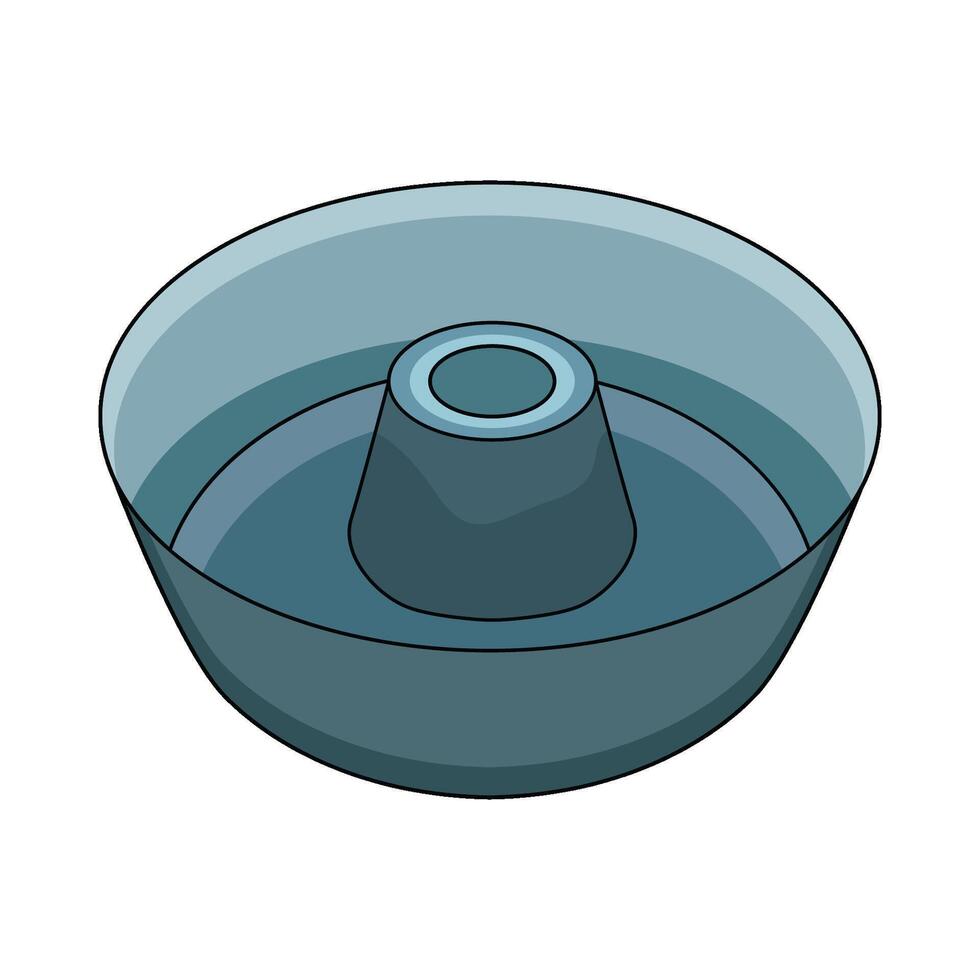 illustration of baking mold vector