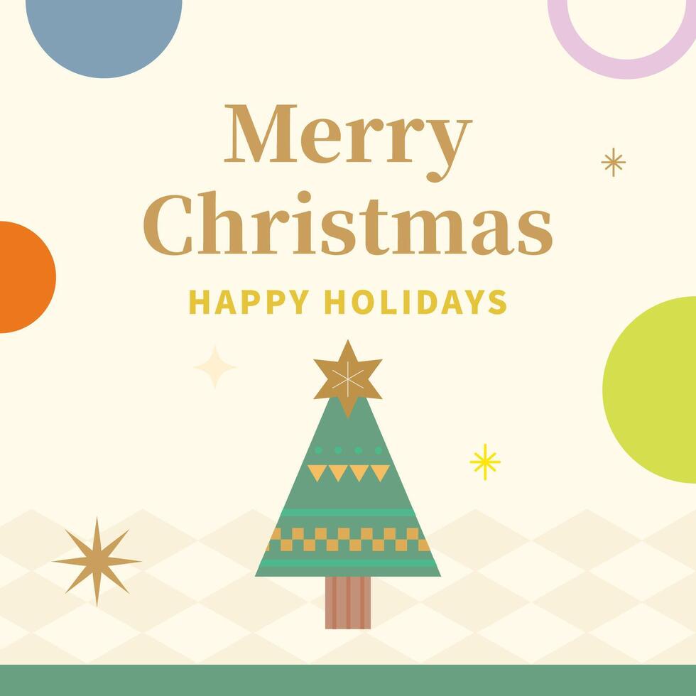 Merry Christmas Party Night illustration background design template. invitation card social media sale poster banner cover vector