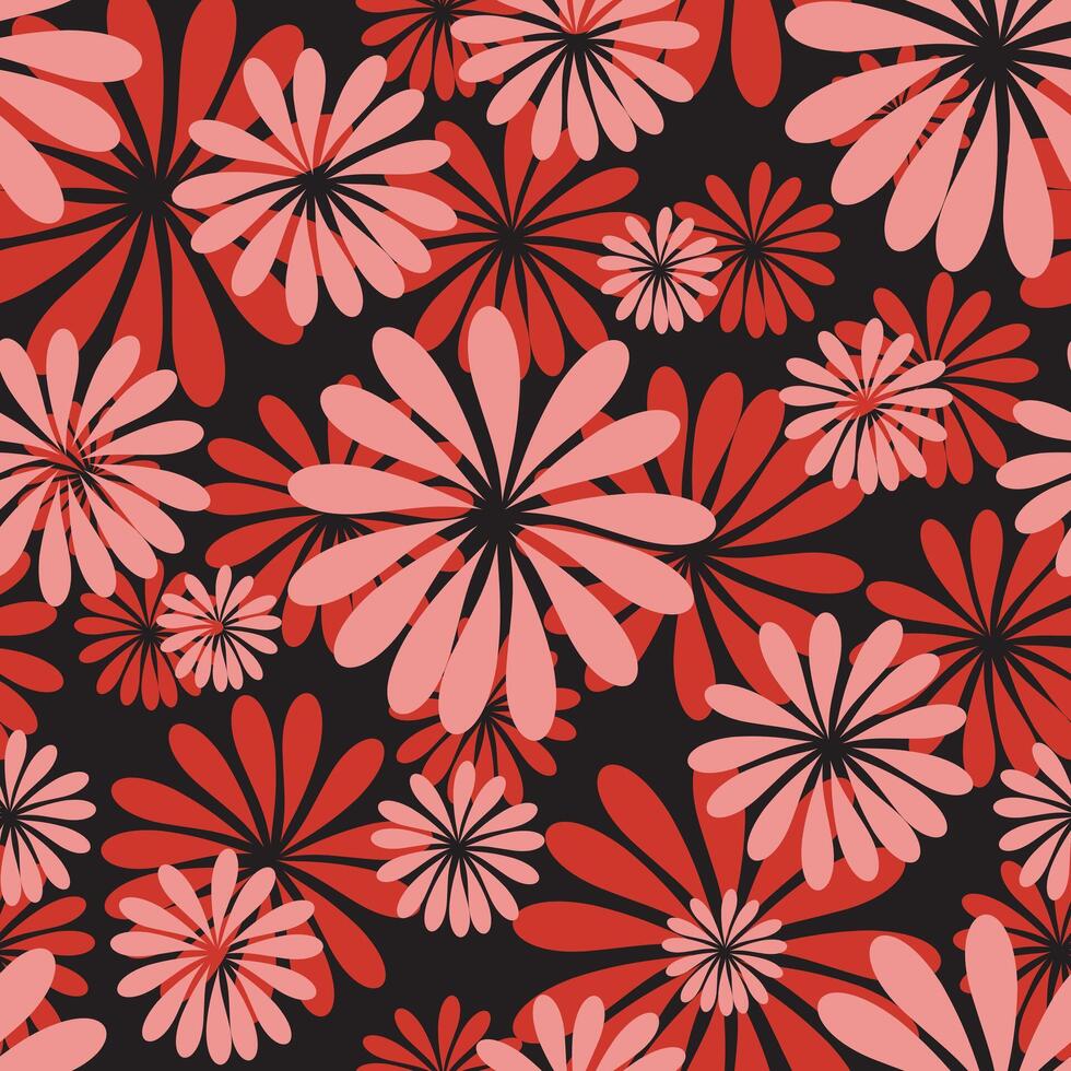 Seamless pattern elegant Chrysanthemums,japanese floral patern for wallpaper,printing and background vector