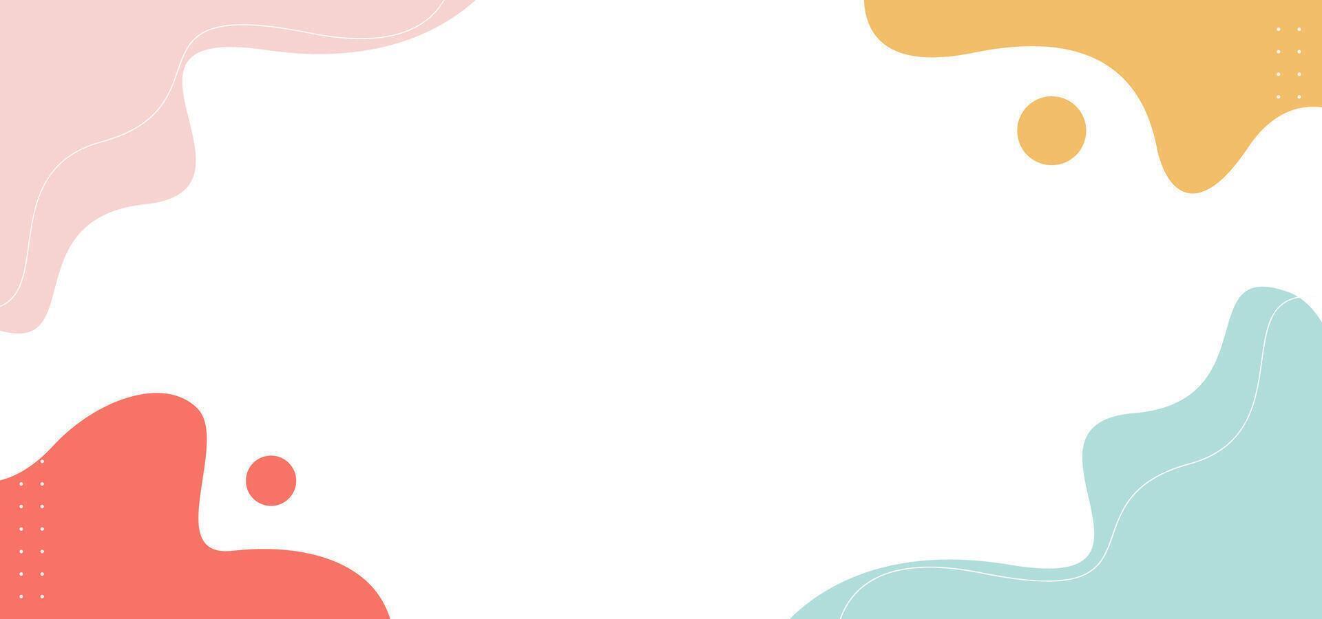 A colorful background with a white background and a blue background. The background is made up of circles and lines vector