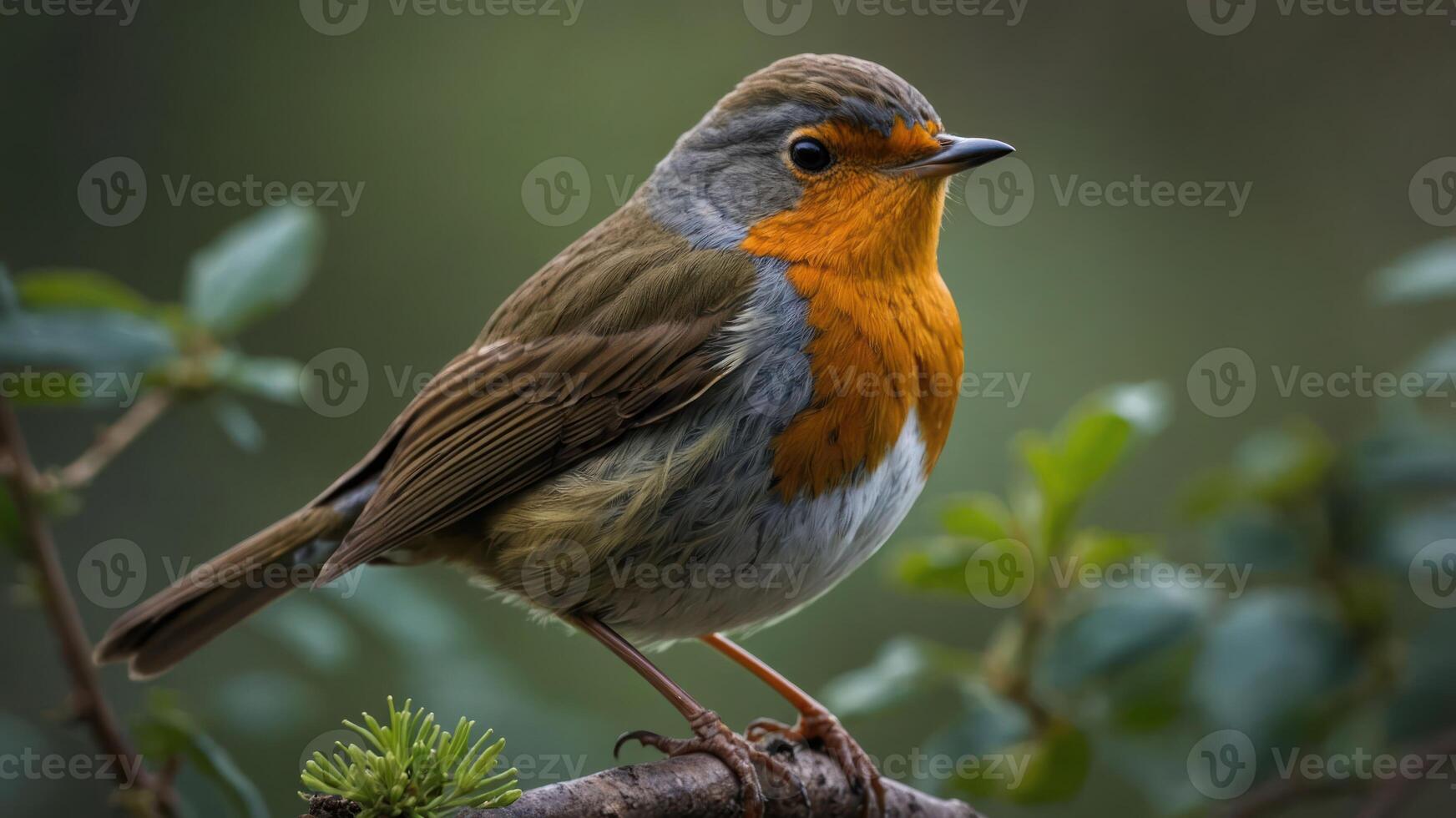 A close-up of a colorful bird perched on a branch in a natural setting. photo