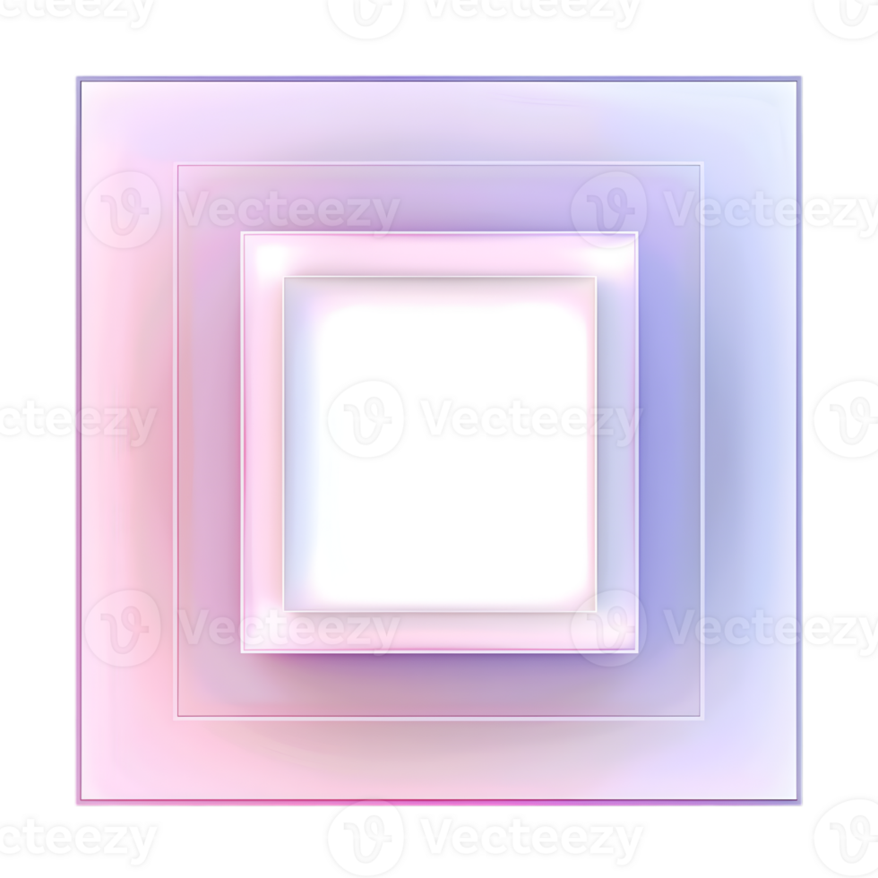 A square with a pink and blue background png