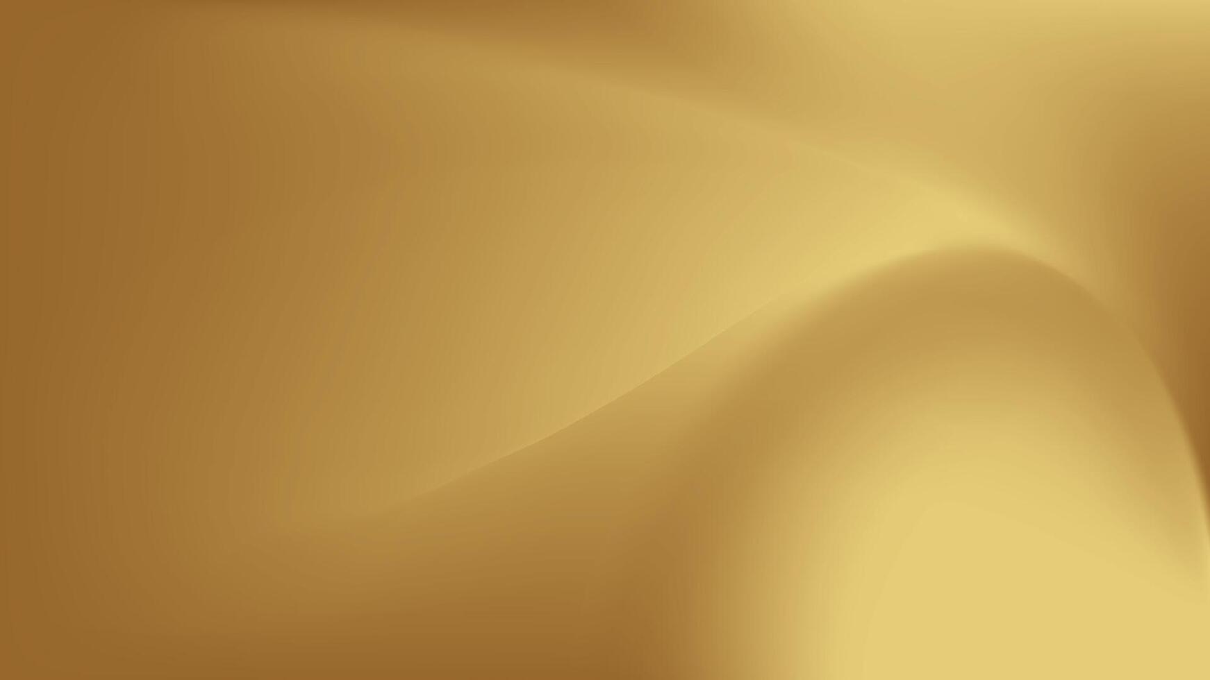 Gold abstract blurred gradient background. illustration. vector