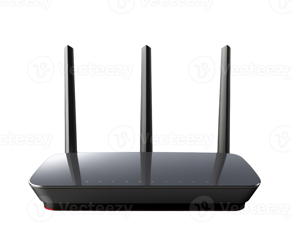 Wifi Router isolated on transparent background png