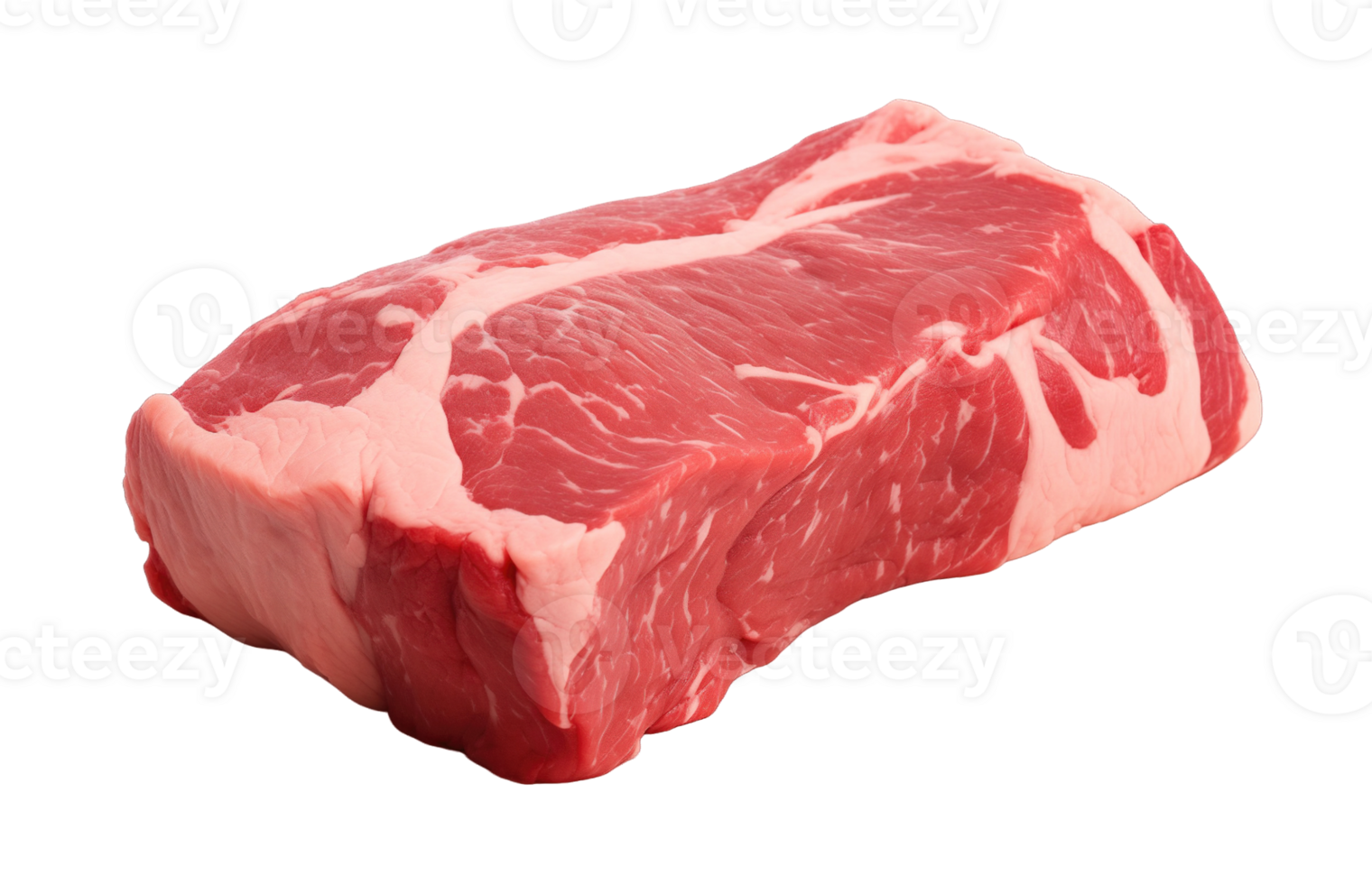 Raw beef meat isolated on transparent background png