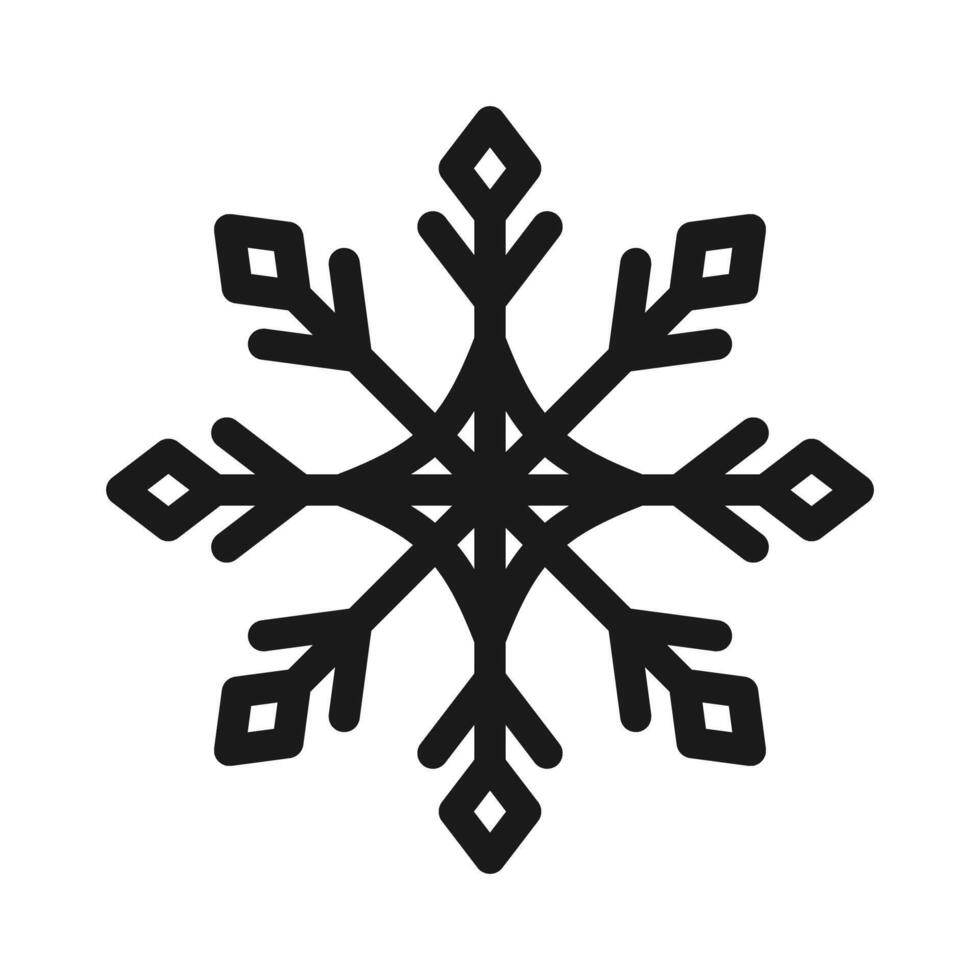 Snow flake thin line icon.Frozen sign.Decorative element for Christmas and New Year holiday.Transparent background.Simple black line snowflakes icons. illustration EPS 10 vector