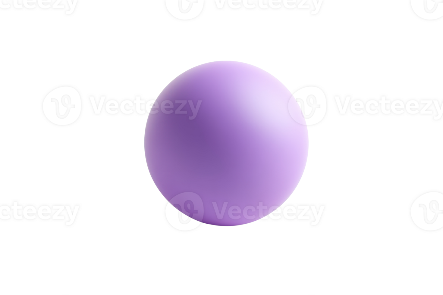 A simple, smooth, purple sphere on a transparent background. ideal for abstract design and creative projects. High-quality 3D rendering. png