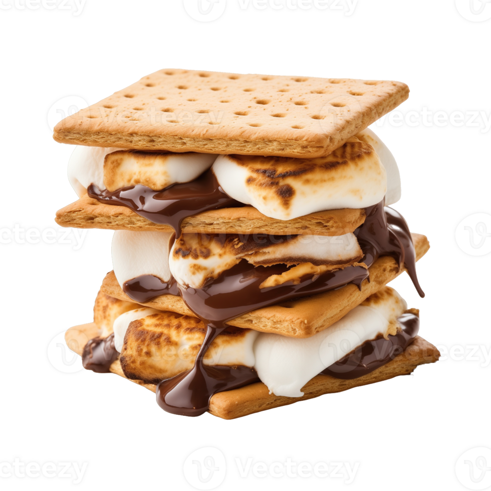 Smores isolated on transparent background png