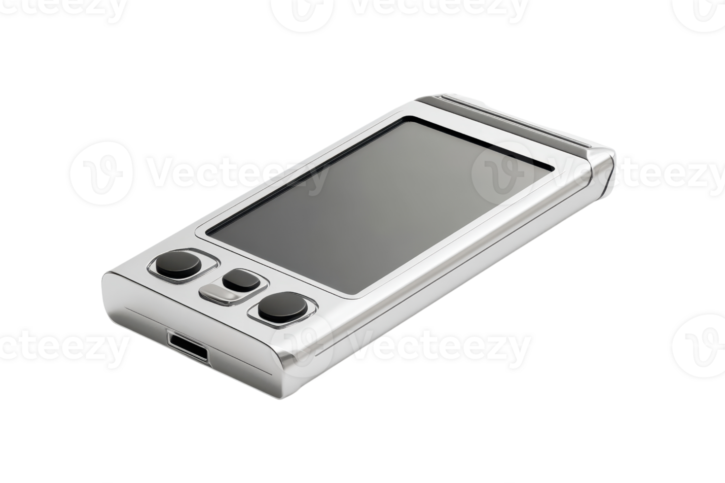 Sleek modern handheld device with buttons and a large touchscreen, ideal for tech enthusiasts and gadget lovers in the digital age. png