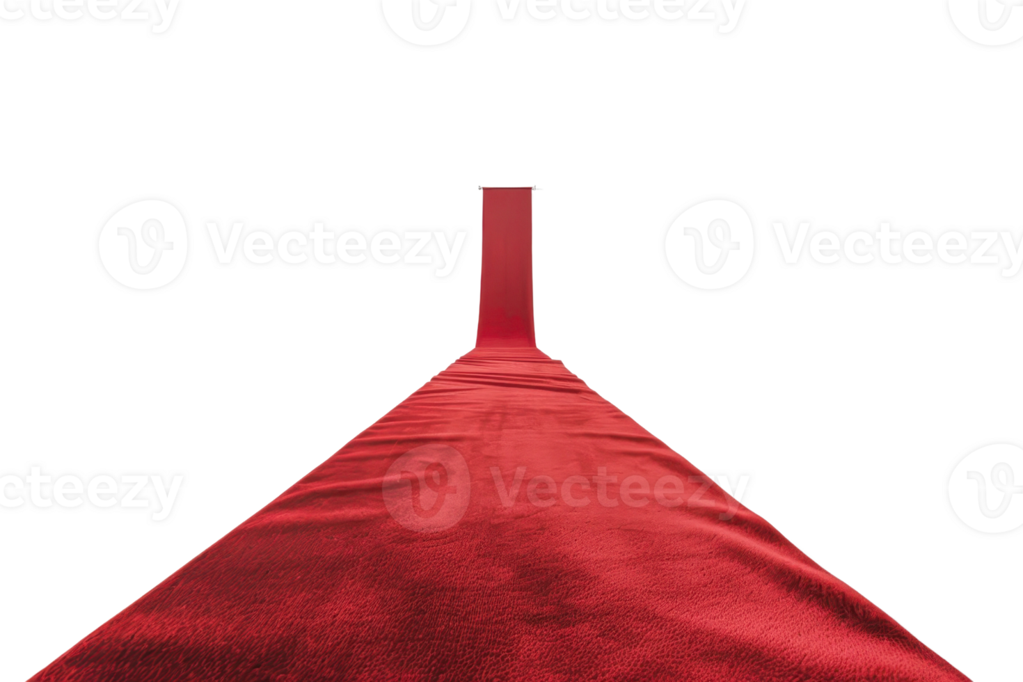 Elegant red carpet extending into the distance, perfect for an event, ceremony, or film premiere backdrop. png