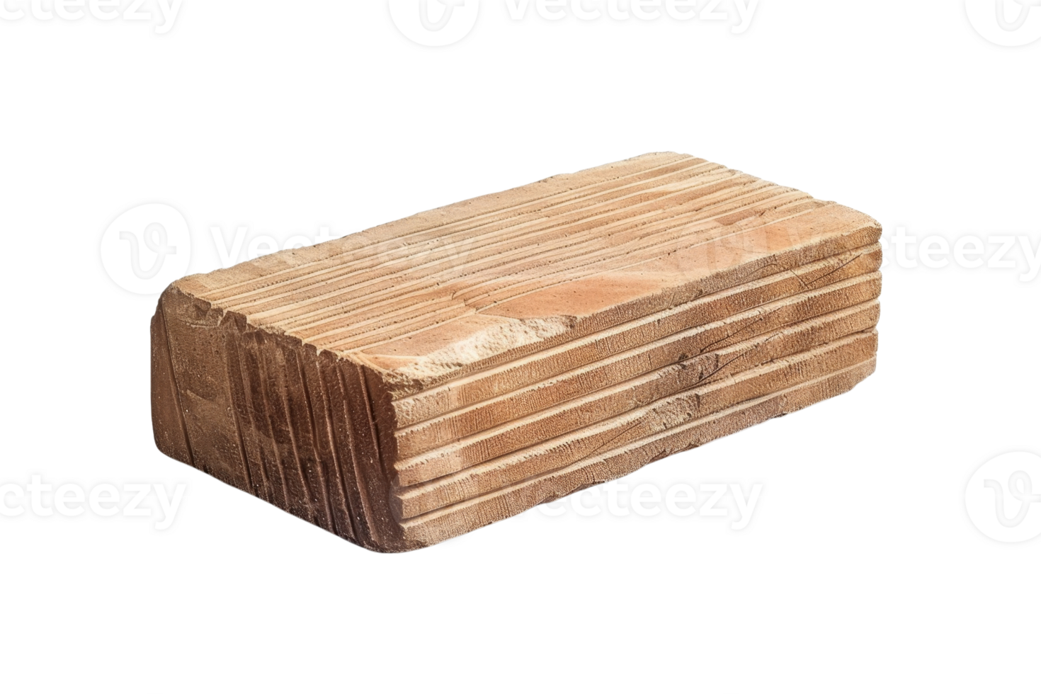 Stack of rough wooden boards isolated on transparent background. Ideal for construction and carpentry projects, woodworking material. png