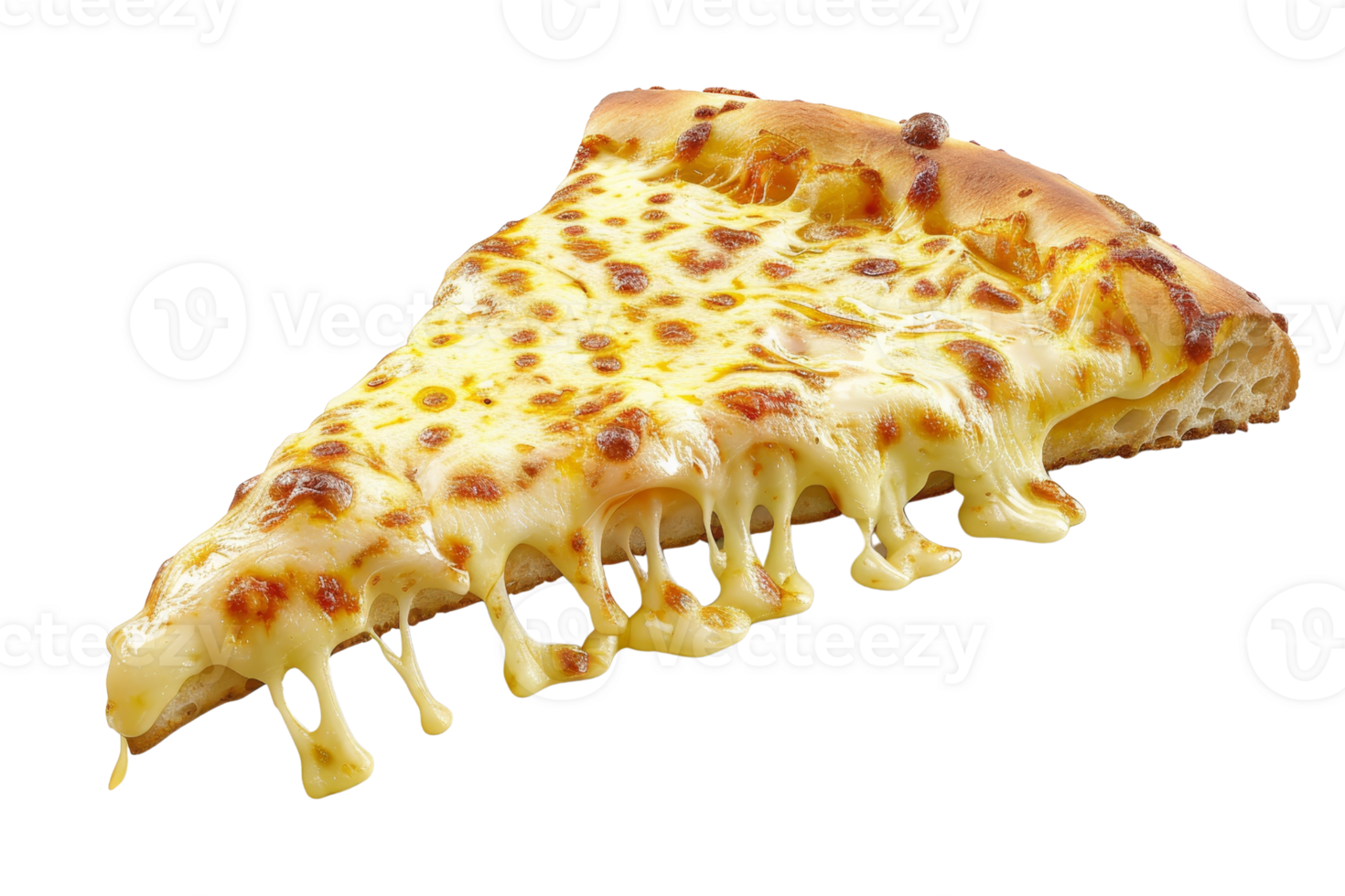A delicious slice of cheesy pizza with melted cheese, perfect for food lovers and culinary enthusiasts. Ideal for food-related content. png