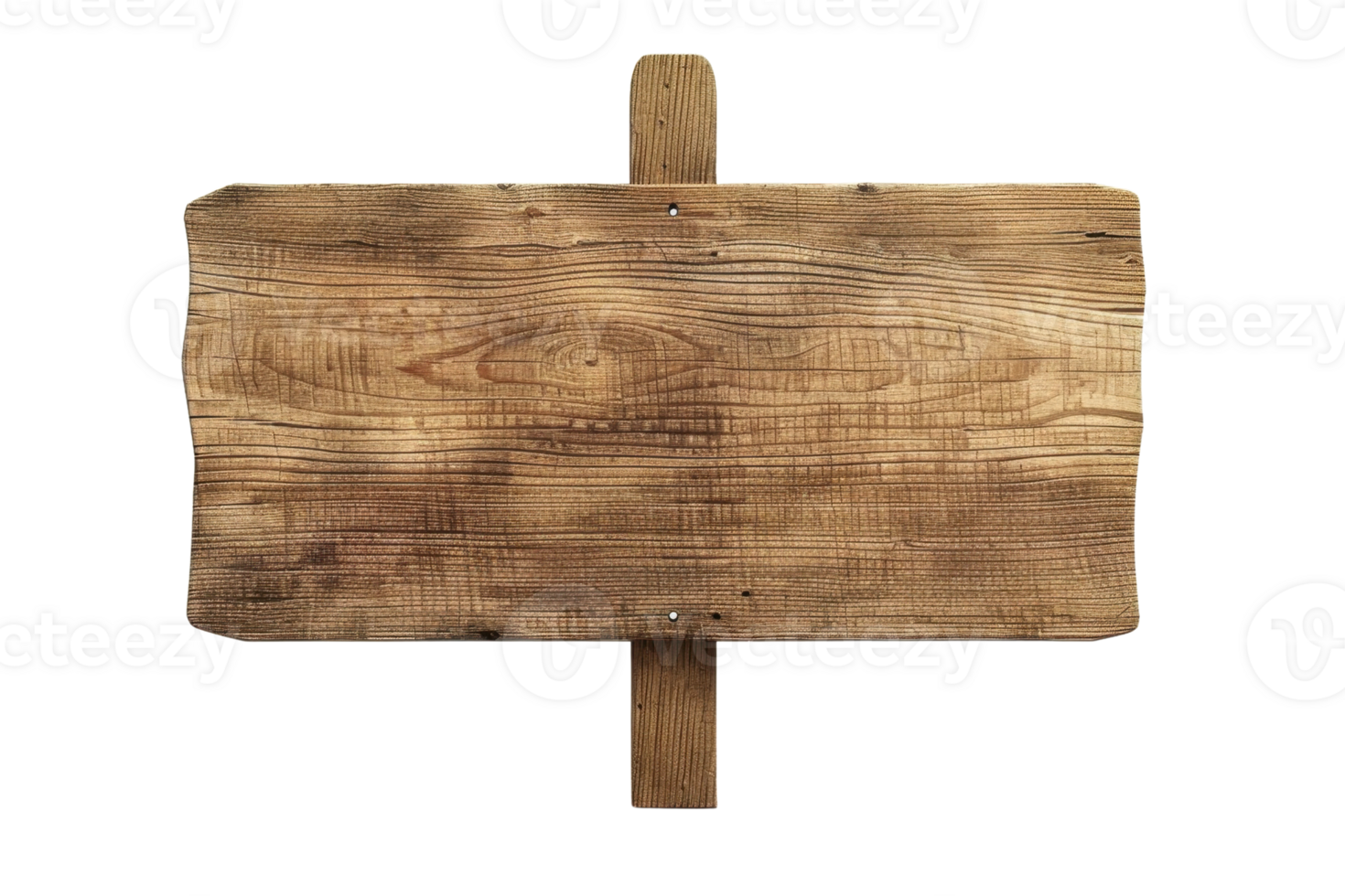 Wooden signboard isolated on transparent background. perfect for customized messages or rustic decor. Ideal for digital and print projects. png