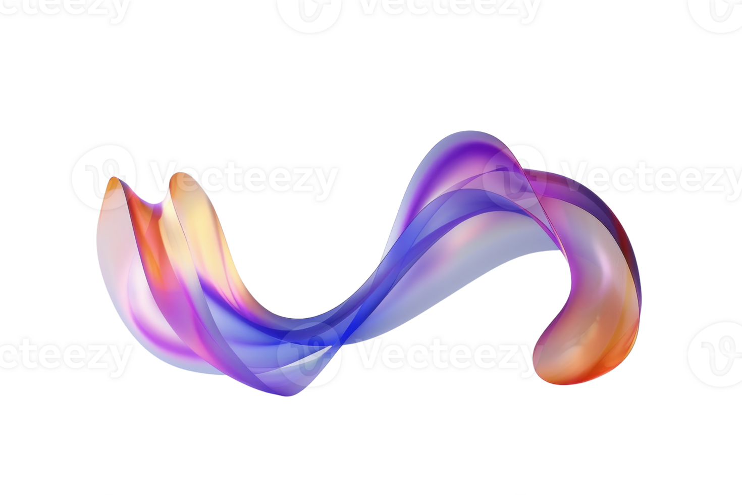 Abstract colorful wave design with vibrant gradient hues, ideal for digital art, wallpaper, and creative backgrounds png
