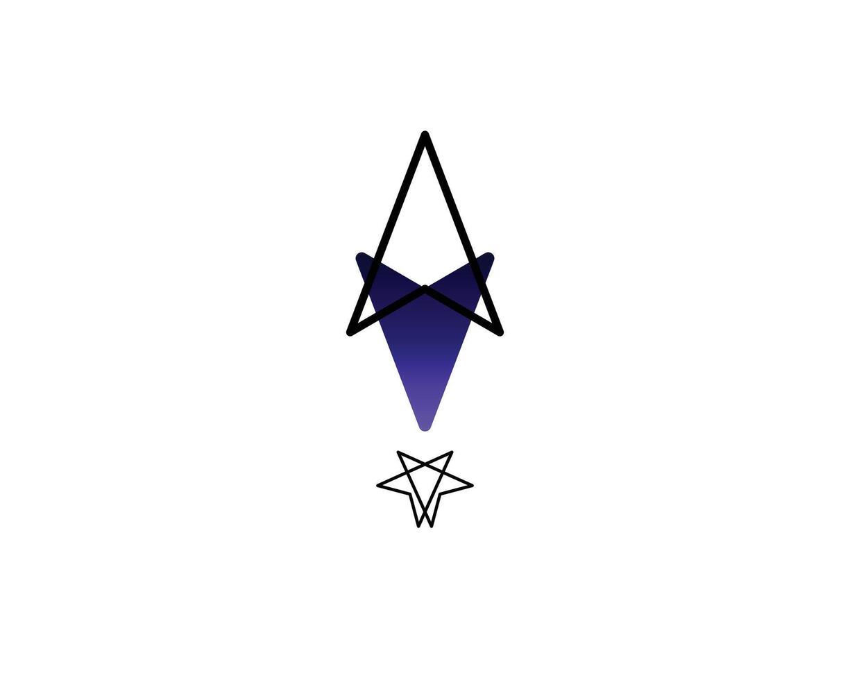 Icon cursor star vector