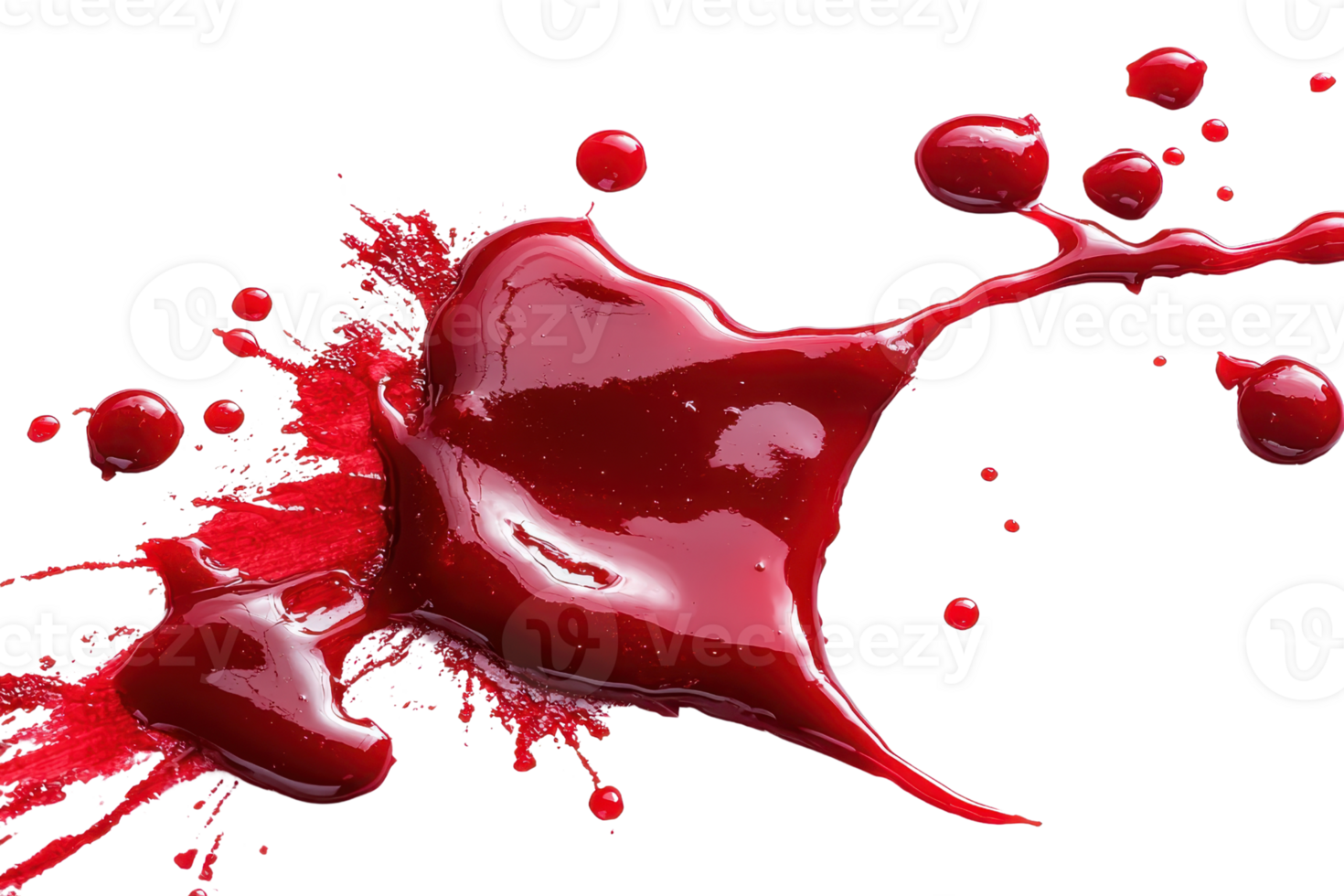 Close-up of vibrant red liquid splash forming dynamic shapes, perfect for creative backgrounds or design elements in high resolution. png